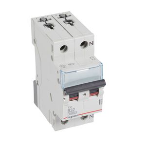 Installatieautomaat MCB TX3 1-polig + Nul B-karakteristiek 32A 6000A