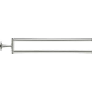 Starck T Handdoekhouder rvs Geborsteld 88x486x57mm
