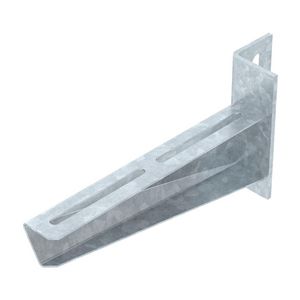 Muur- en steunbeugel met hoek head plate B210mm