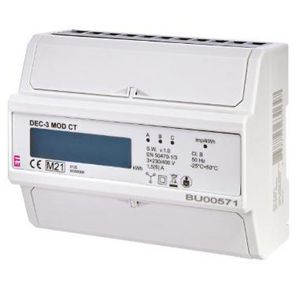 3-fase kWh-meter 3mod RS-485 RTU 12000imp/kWh