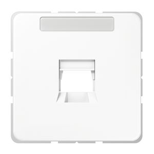 Afdekking a.wit.v.mod.jack 1-voudig CD500
