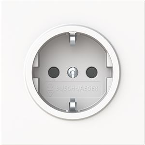 Wandcontactdoos randaarde clips inb art-matwit Safety+ (20 EUCRB-44M)