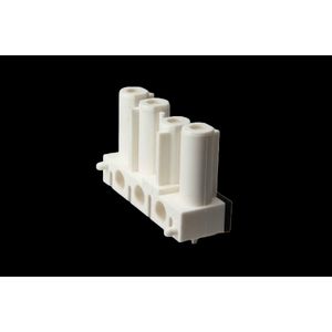Steker 4-polig female wit (AC166 GBULV/ 4 w) VVE=150