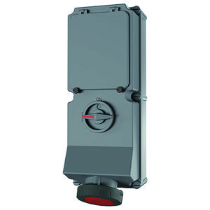 Wandcontactdoos 63A 5-polig  6H 400V IP67 VN DUO +D02 Ame
