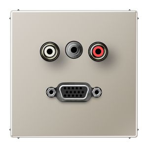 Afdekking edelstaal voor Audio/Jack/VGA LS