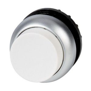 Drukknop hoog wit terugverend M22-DH-W VVE=5