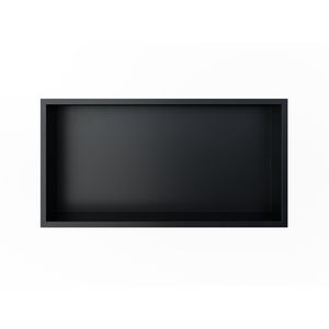 Inbouwnis BOX kant en klare 600x300x70mm met flens mat zwart