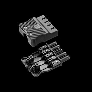Steker vlak 5-polig 1,5mm² female zwart (AC166 GBUF/ 515 zw) VVE=10