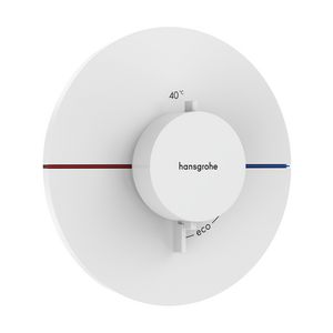 Afbouwdeel ShowerSelect Comfort S thermostaat mat wit