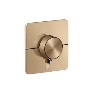 Thermafbouwdeel Highflow 1F square Brushed Bronze ShowerSelect ID 36778140