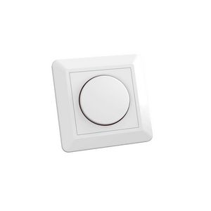Plaat kunststof voor LED dimmer universeel 150W wit