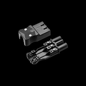 Steker vlak 3-polig 4mm² male wit (AC166 GSTF/ 340 w) VVE=10