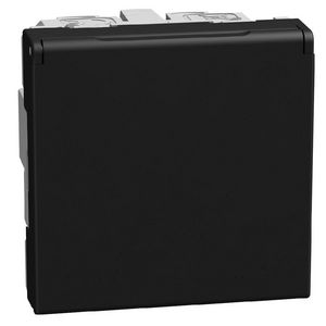 Doos a 20st. Light Now Wandcontactdoos 2P+Penaarde met klapdeksel - 2 mo