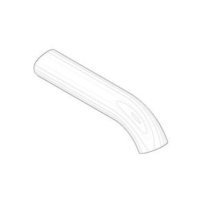 Uitloop 125x38x23mm chr