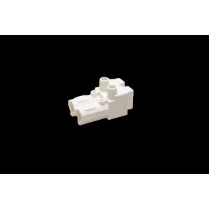 Steker 2-polig female wit (AC166-A BU/ 2 w) VVE=250