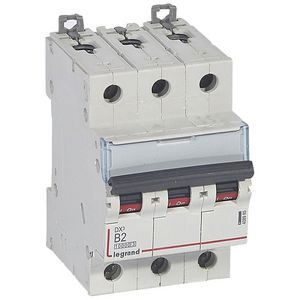 Installatieautomaat MCB DX³ 3-polig B-karakteristiek 2A 10000A