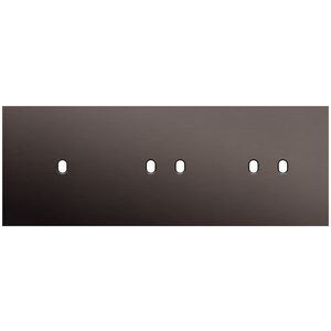 3-voudige afdekplaat horizontaal 71mm centerafstand voor een enkel