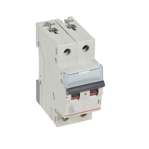 Installatieautomaat MCB TX3 2-polig D-karakteristiek 2A 6000A