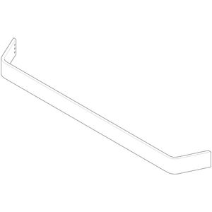 Houder voor handdoekhouder Stang 523x35x70mm chr