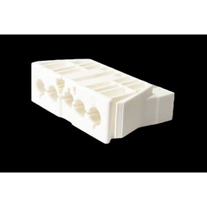 Chassisdeel 5-polig male wit met vergrendeling (AC166 GEST/ 5 w) VVE=10