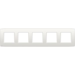 Vijfvoudige afdekplaat hoh 71mm Original white