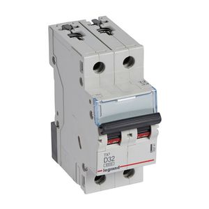 Installatieautomaat MCB TX3 2-polig D-karakteristiek 32A 6000A