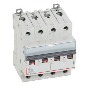 Installatieautomaat MCB DX³ 4-polig C-karakteristiek 50A 10000A
