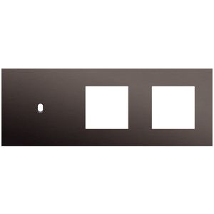 3-voudige afdekplaat horizontaal 71mm centerafstand voor een enkel