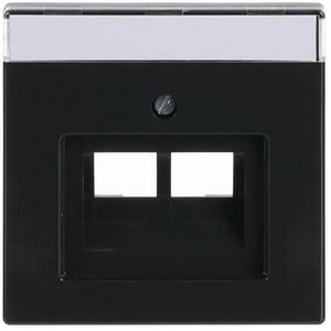 Centraalplaat afd v datadoos 2 x RJ45 f-antraciet (1803-02-81)