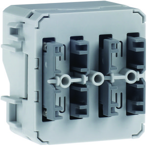 Drukknopmodule 2x 2-voudig geintegreerde busaankoppelaar W.1