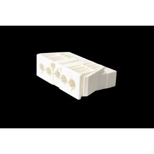 Chassisdeel 5-polig male wit (AC166 GEST/ 5w) VVE=10