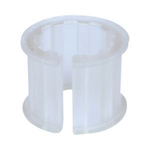 Inlegrubber PVC transparant 15mm tbv muurbeugel 22mm