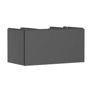 Badmeubel Xilesa E 980/550 1 lade waskom/gesl. wastafel Slate Matt Grey