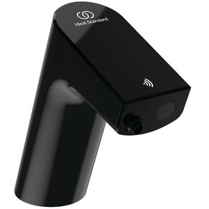 Wastafelkraan z. menging batterij 6 V black onyx Intelliflow