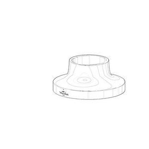 Rozet 58x25mm Champagne (22kt Goud)