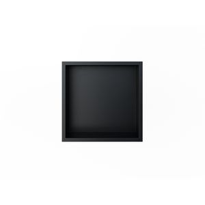 Inbouwnis BOX kant en klare 300x300x70mm met flens mat zwart