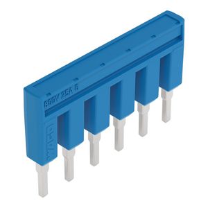 Brug 6-voudig geisoleerd blauw 2002-406/000-006 VVE=25
