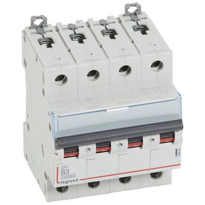 Installatieautomaat MCB DX³ 4-polig B-karakteristiek 3A 10000A