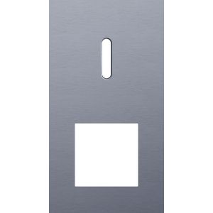 Afdekplaat 2-voud vertic. 71mm centerafst 226-56855
