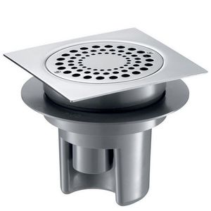 Doucheput RVS 150x150mm ZU 40mm hoogte instelbaar