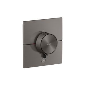 Thermafbouwdeel Highflow 1F square Brushed Black Chrome ShowerSelect ID 36777340