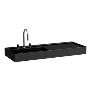 Wast. afleg rechts 1200x460mm m.kr.gat z. overloop