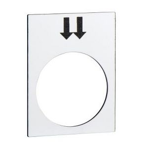 Etiket 30x40mm Markering symbool Wit Harmony XAC VVE=10