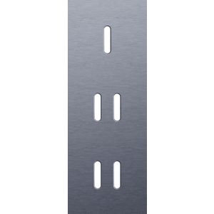 Afdekplaat 3-voud vertic. 71mm centerafst 226-56953