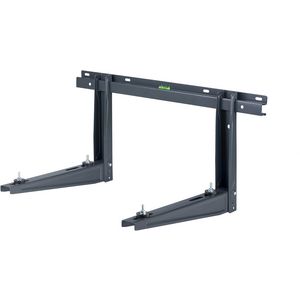 PROMO Wandbeugel MS253 zwart schuifarmen 465x375mm met wandrail 800mm max. 140kg incl. bevestigingsmateriaal