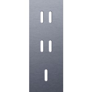 Afdekplaat 3-voud vertic. 71mm centerafst 226-56954