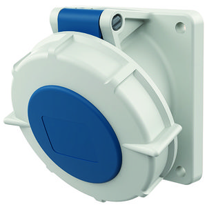 Inbouwwandcontactdoos 16A 3-polig  6H 230V IP67 schuin