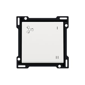 Afwerkingsset mechanisch gecontr. ventilatiebed. white c.