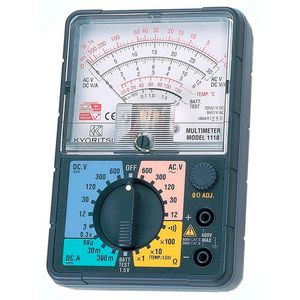 Analoge Multimeter 0-600VAC/DC inclusief draagtas