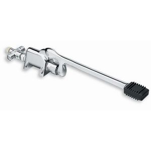 Pedaalkraan 1/2omstelbaar voor wand of vloer chroom zelfs